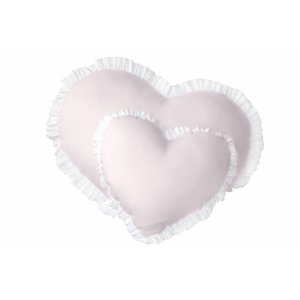 Baby pink hearts pillows