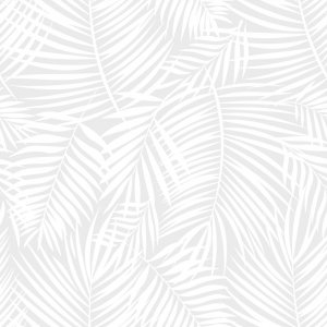 Grey wallpaper with palm leaves (to size)