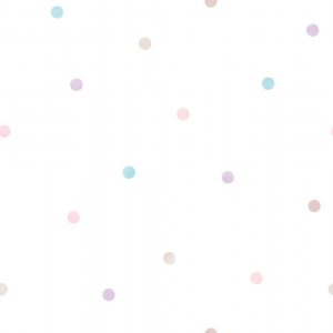 Wallpaper in colorful dots