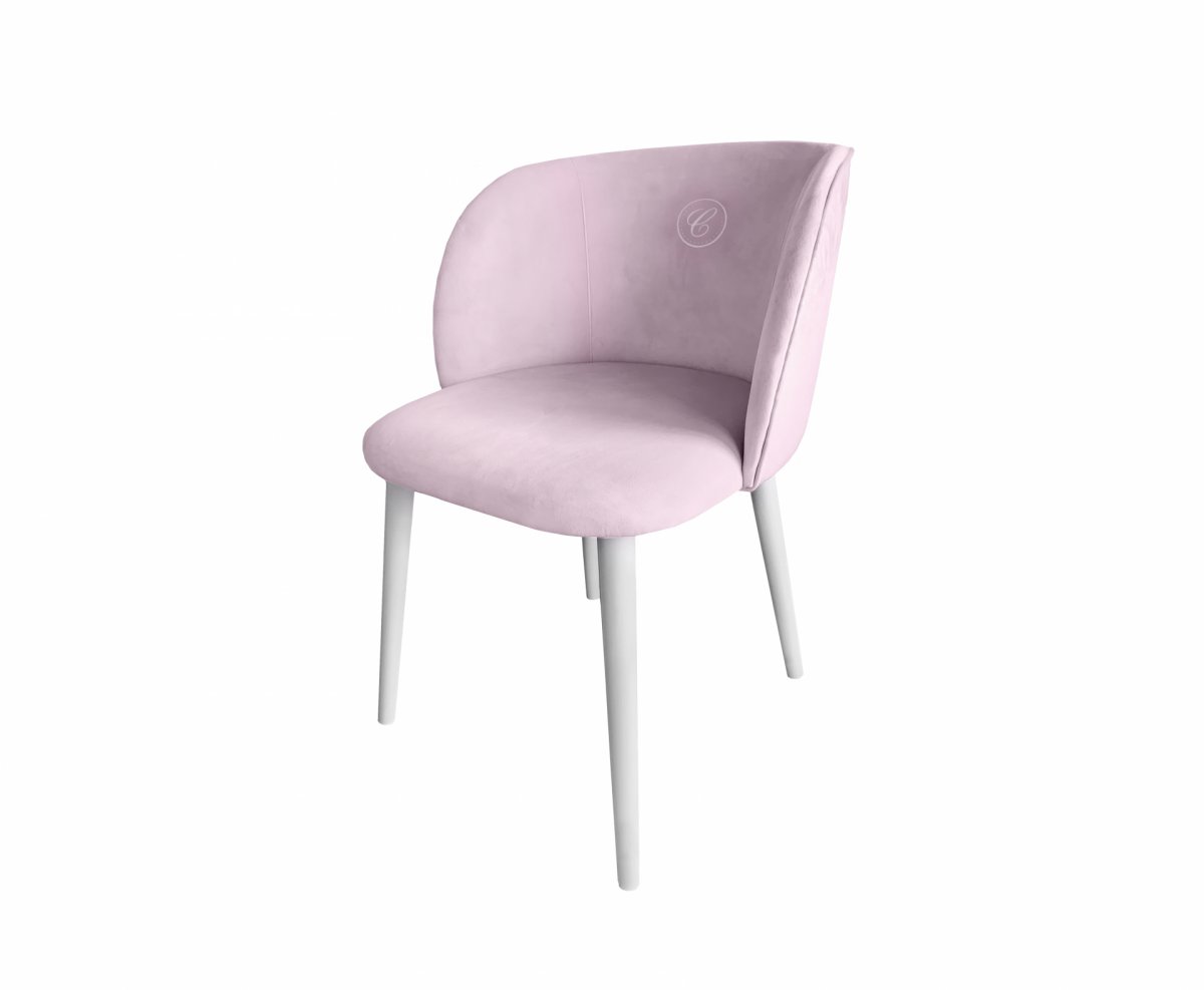 pink scandi chair