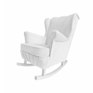 Ivory rocking armchair Shell